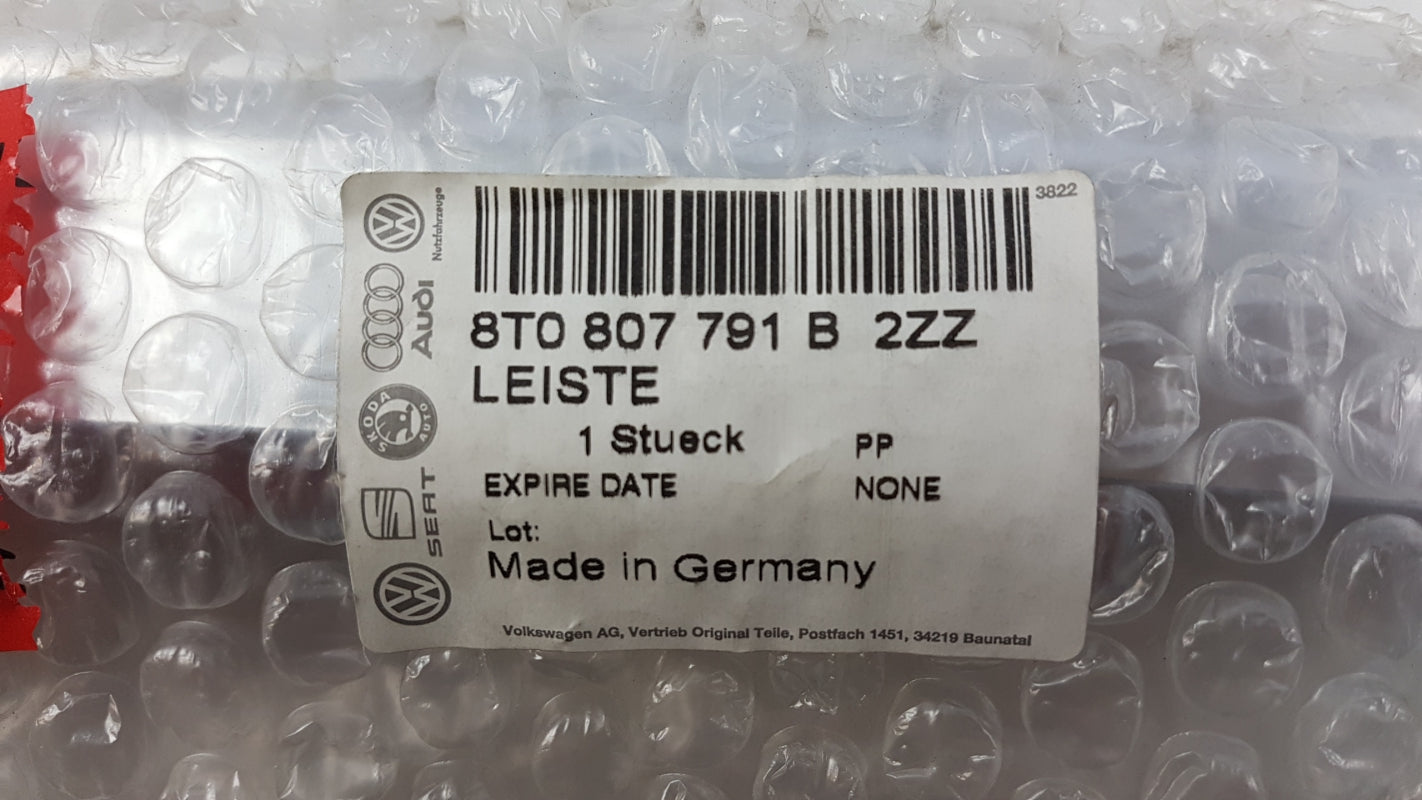 Original AUDI A4 B8 A5 I Stoßstangen Zierleiste chrom hinten 8T0807791B2ZZ