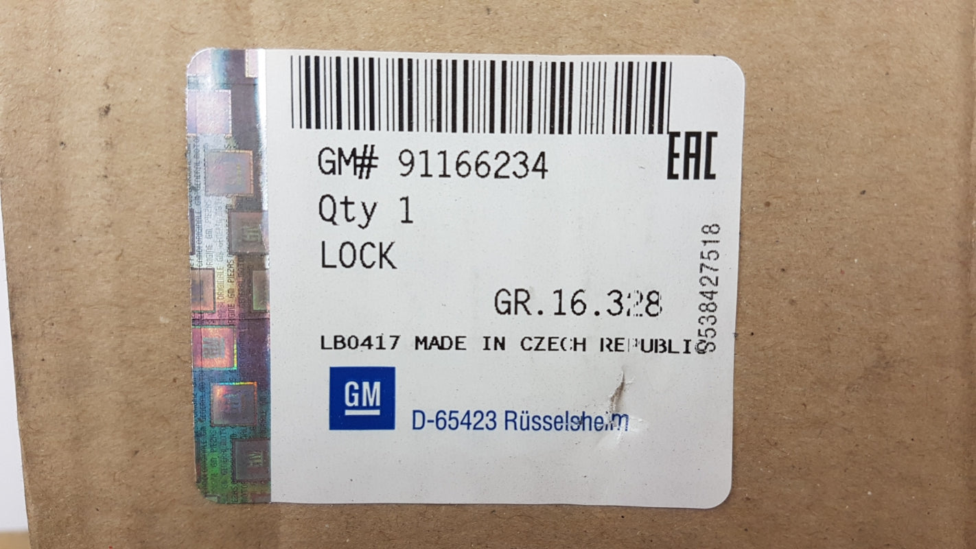 Original OPEL Vivaro-A Türschloss mit Motor vorne rechts 91166234