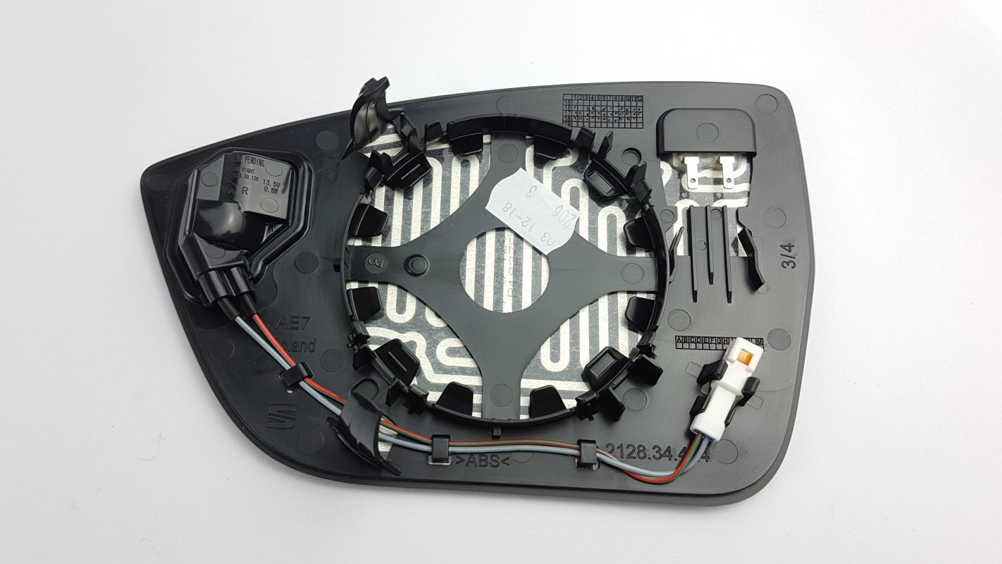 Original SEAT Ateca Tarraco Außenspiegelglas beheizt konvex rechts 575857522C