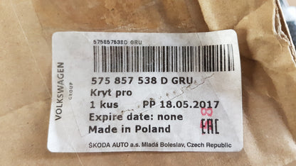 Original SEAT Ateca Tarraco Außenspiegelkappe grund rechts 575857538DGRU