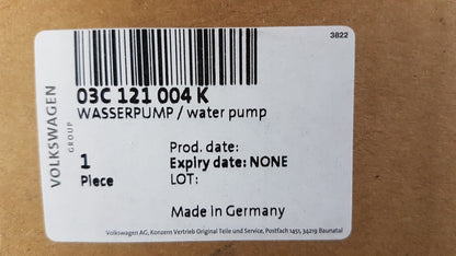 Original VW CC -'17 Passat Touran '15 Wasserpumpe mit Dichtung 1.4TSI 03C121004K