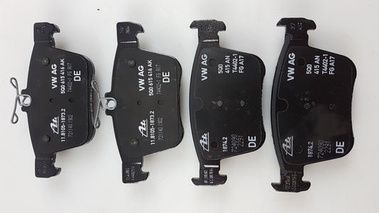 Original AUDI A3 8V TT FV VW Golf 7 Touran Bremsbeläge hinten 5Q0698451N