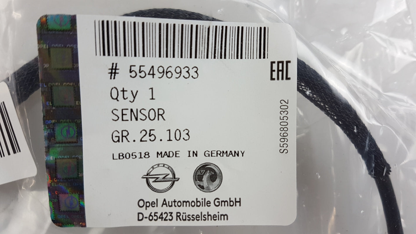 Original OPEL Insignia-A 2.0CDTi Abgastemperaturgeber 55496933